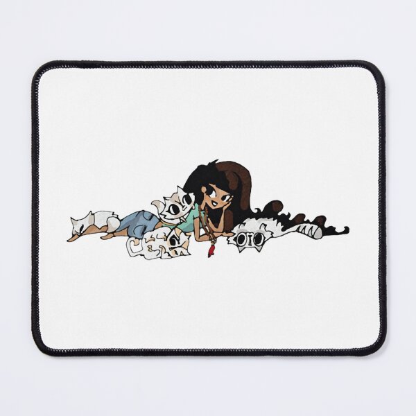 Item preview, Boho Girl and Her Lazy Cats designed and sold by Rowephoeniart.