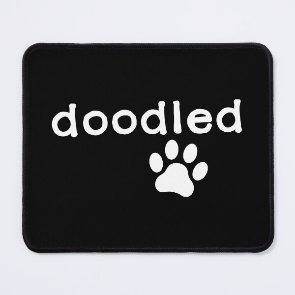Item preview, Doodled Dog Paw Print Minimalist Text Design designed and sold by GiaoCalonas.