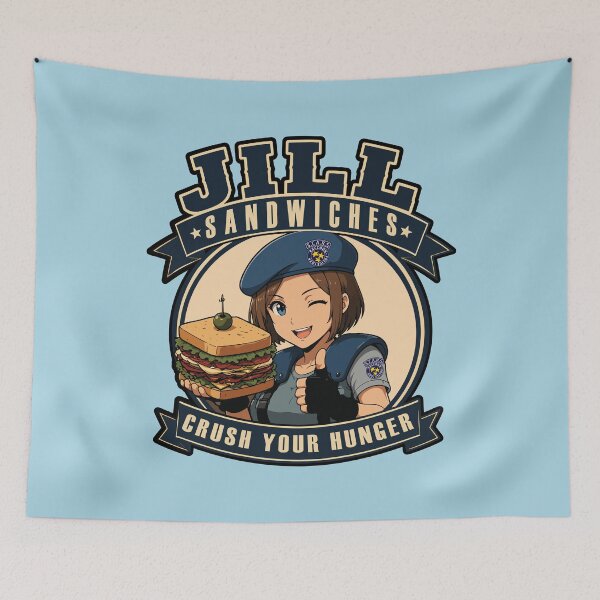 Item preview, Jill Sandwiches Crush Your Hunger designed and sold by GhoulishGraphX.