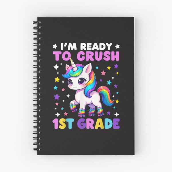 Item preview, I'm Ready to Crush First Grade Cute Unicorn First Day of School designed and sold by kiralynstration.