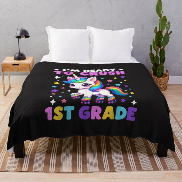 Item preview, I'm Ready to Crush First Grade Cute Unicorn First Day of School designed and sold by kiralynstration.