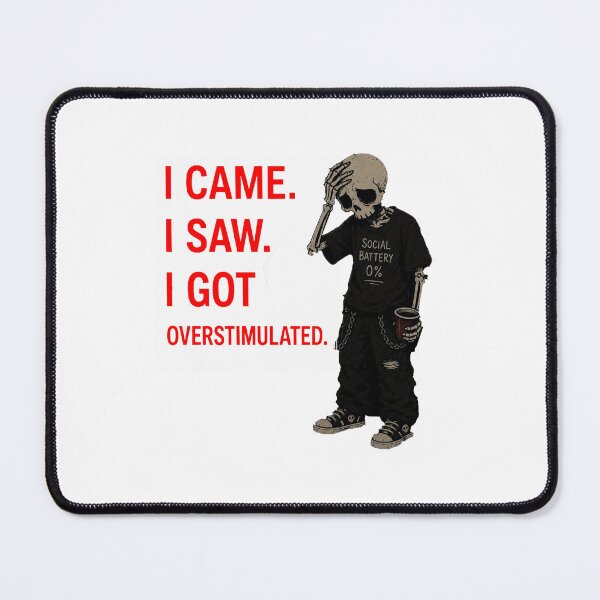 Item preview, Social Battery 0% Gothic Meme Tee designed and sold by Mystic & Celestial Art.