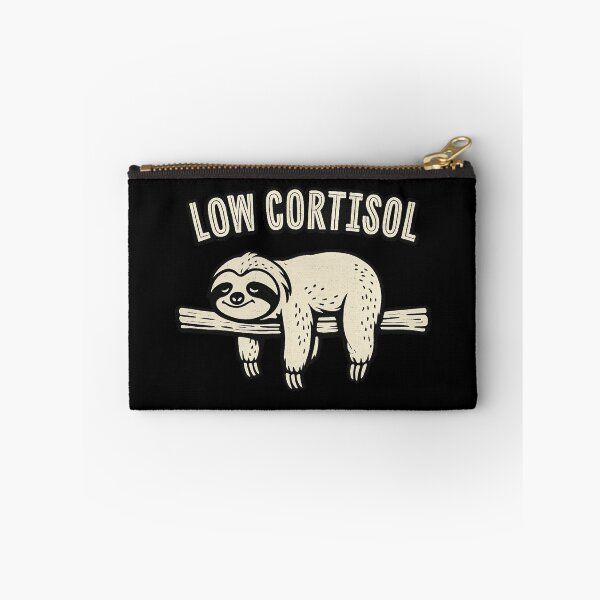Item preview, Low Cortisol Sloth Funny Stress Relief Retro Meme designed and sold by haitrieuic96.