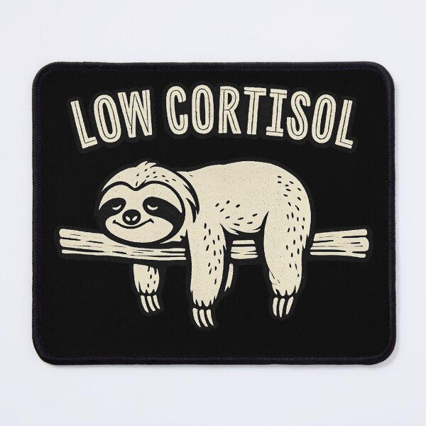 Item preview, Low Cortisol Sloth Funny Stress Relief Retro Meme designed and sold by haitrieuic96.
