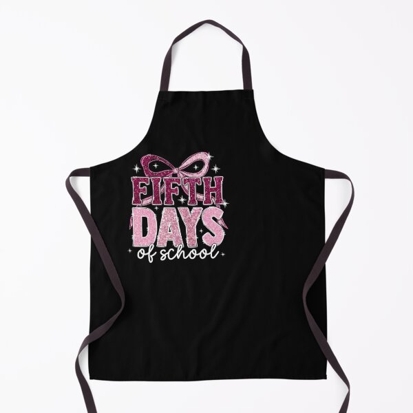 Item preview, Pink Coquette Bow Fifth Day of School Girls designed and sold by KroghDs.
