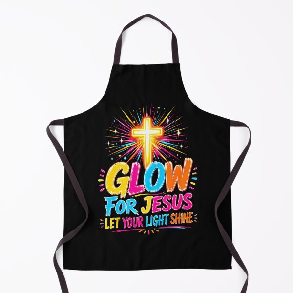Item preview, Let Your Light Shine For Jesus Christian Faith Cross Bright designed and sold by Apparel-Vortex.
