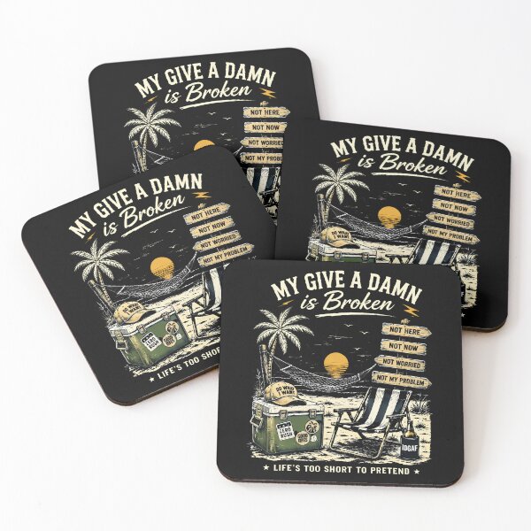 Item preview, My Give A Damn Is Broken Life'S Too Short To Pretend designed and sold by Apparel-Vortex.