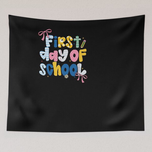 Item preview, Cute Colorful First Day of School Girls Bow designed and sold by KroghDs.