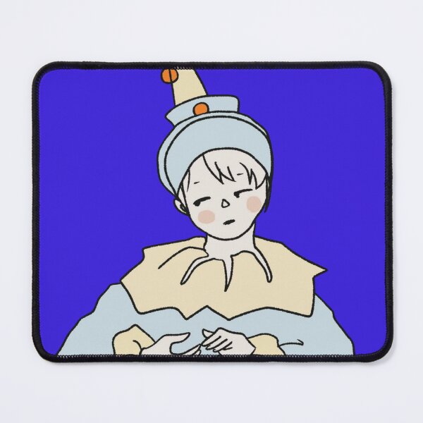 Item preview, Sad Pierrot Clown Boy Retro Doodle designed and sold by LilyCreateArt.
