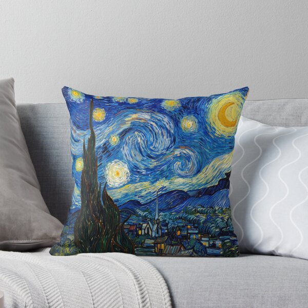 Item preview, Swirling Night Sky: Van Gogh Inspired Post-Impressionist Dreamscape designed and sold by OddlySticky.