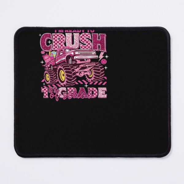 Item preview, Pink 1st Grade Girls Monster Truck Back to School designed and sold by KroghDs.
