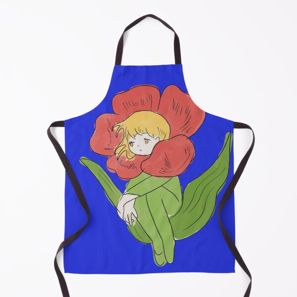 Item preview, Cute Red Poppy Flower Fairy Mascot designed and sold by LilyCreateArt.