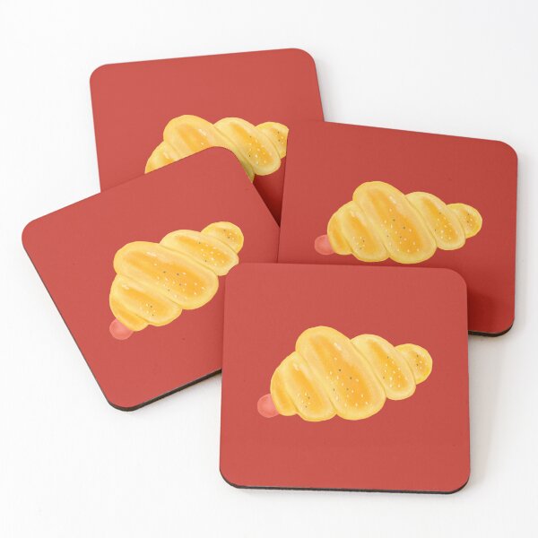 Item preview, Golden Flaky Butter Croissant Painting designed and sold by Sammy-1998.