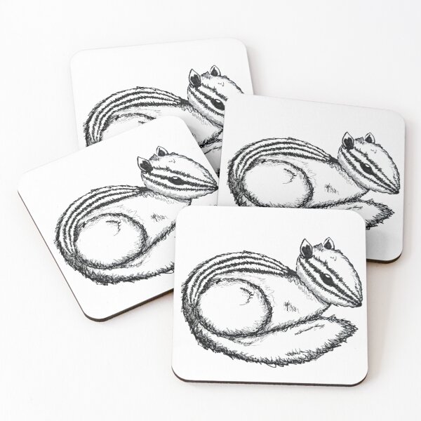 Item preview, Chipmunk in Ink and Pencil designed and sold by Golden-Doe-Art.