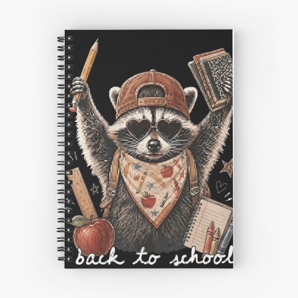 Item preview, Cool Raccoon Back to School Retro Trash Panda Student designed and sold by haitrieuic96.