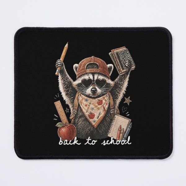 Item preview, Cool Raccoon Back to School Retro Trash Panda Student designed and sold by haitrieuic96.