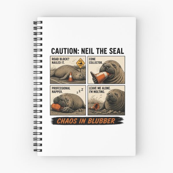 Item preview, Neil The Seal Funny Chaos In Blubber designed and sold by PontiaGudam.