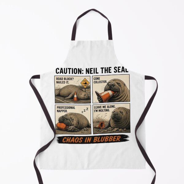 Item preview, Neil The Seal Funny Chaos In Blubber designed and sold by PontiaGudam.