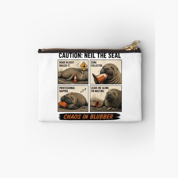 Item preview, Neil The Seal Funny Chaos In Blubber designed and sold by PontiaGudam.