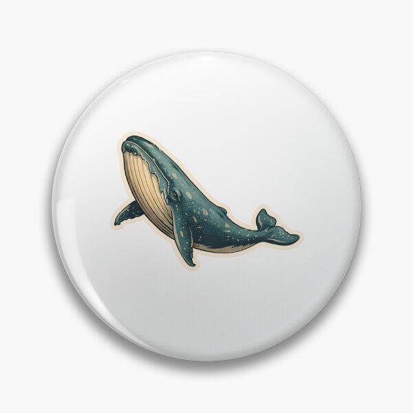 Item preview, Bowhead Whale Tail Watercolor designed and sold by ChemicalXShop.