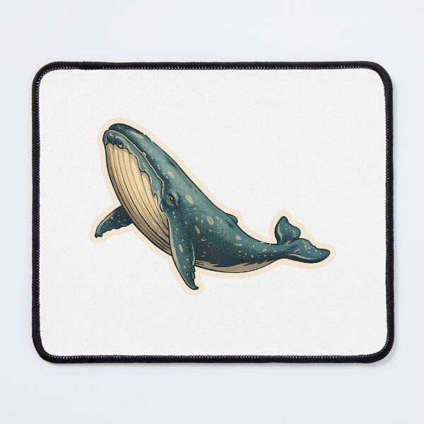 Item preview, Bowhead Whale Tail Watercolor designed and sold by ChemicalXShop.