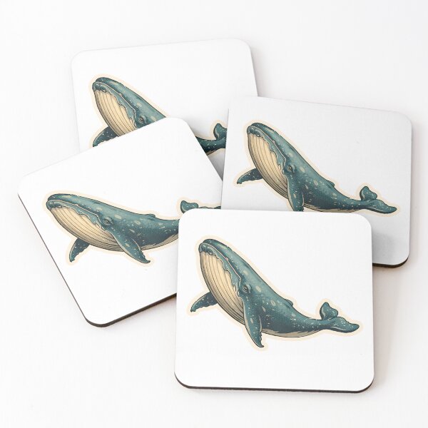 Item preview, Bowhead Whale Tail Watercolor designed and sold by ChemicalXShop.