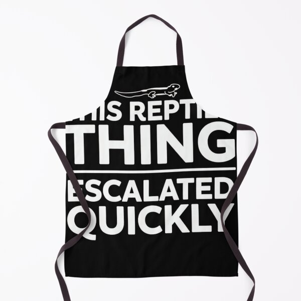 Item preview, This Reptile Thing Escalated Quickly Funny Lizard Lover Gift Tee designed and sold by haitrieuic96.