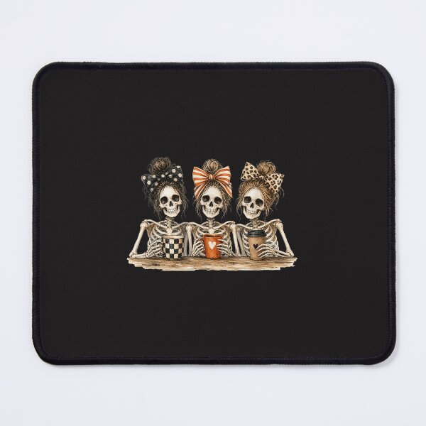 Item preview, Coquette Bow Skeleton Coffee Halloween Spooky Fall Aesthetic Graphic designed and sold by kiralynstration.