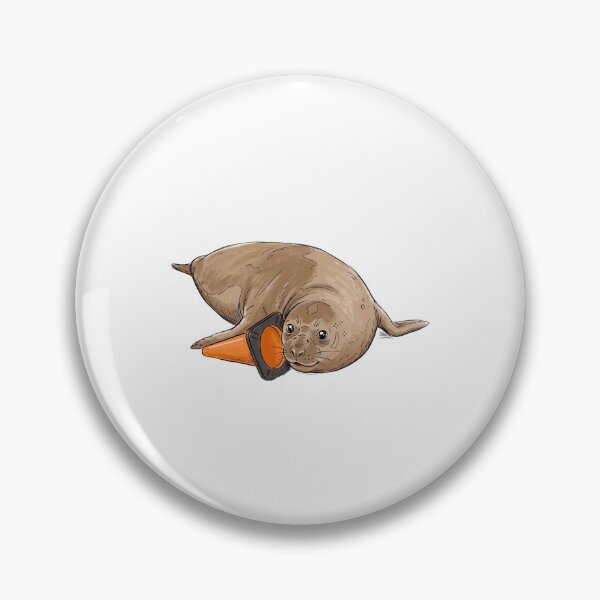Item preview, Cute Neil the seal and trafic cones designed and sold by JohnathaPhillip.