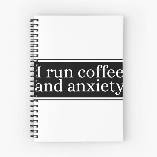 Item preview, I run coffee and anxiety designed and sold by Dondonmart.