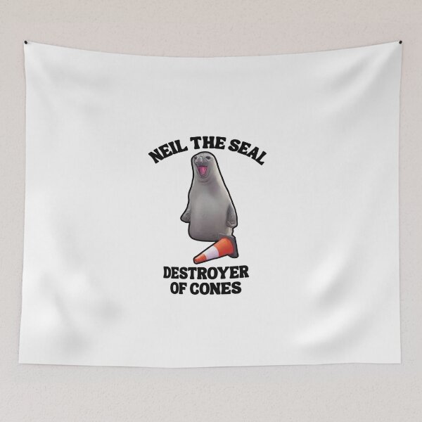 Item preview, Neil The Seal Destroyer of Cones designed and sold by JohnathaPhillip.