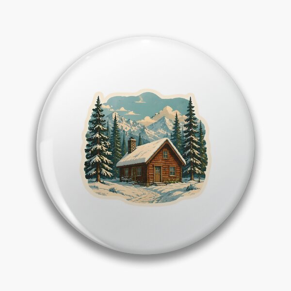 Item preview, Arctic Cabin Watercolor designed and sold by ChemicalXShop.