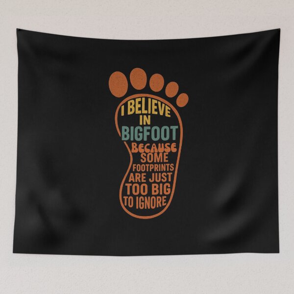 Item preview, Big Feet Bigfoot Believer – Funny Big Foot Footprint Cryptidcore Graphic for T‑Shirts & Stickers designed and sold by Spank My Yeti.