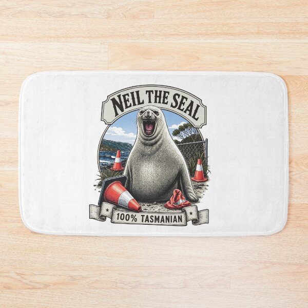 Item preview, Neil The Seal 100% Tasmanian designed and sold by JohnathaPhillip.