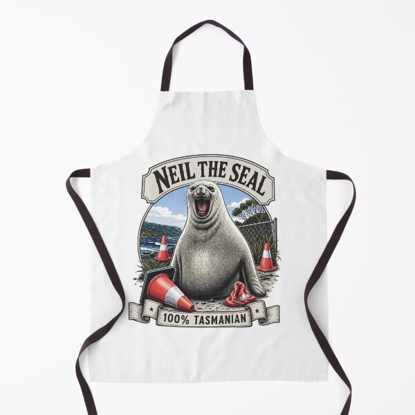 Item preview, Neil The Seal 100% Tasmanian designed and sold by JohnathaPhillip.