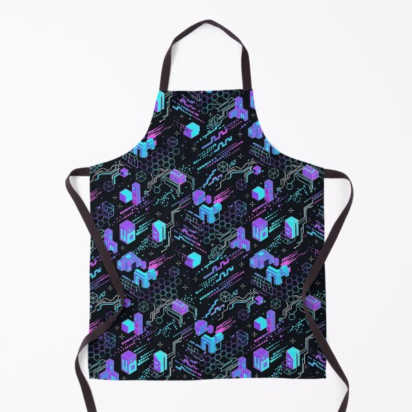 Item preview, Neon RGB Voxel Gamer Grid – Cyber Esports Seamless Pattern designed and sold by OpenDreamArts.