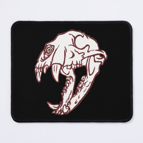 Item preview, Maroon Black Bear Skull designed and sold by The Violet Vulture.