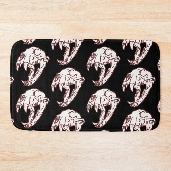 Item preview, Maroon Black Bear Skull designed and sold by The Violet Vulture.