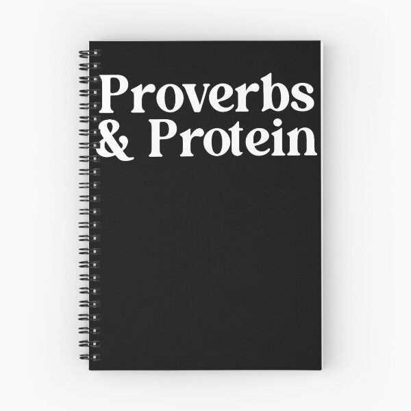 Item preview, Proverbs And Protein Faith Fitness Funny Gym designed and sold by Apparel-Vortex.