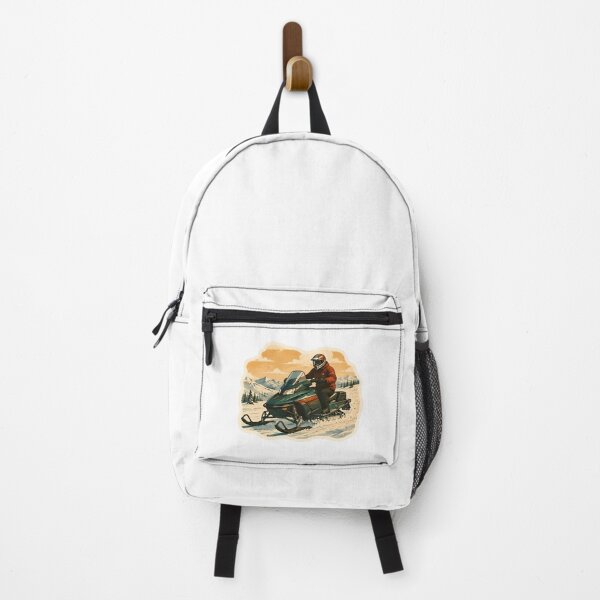 Item preview, Snowmobile Watercolor Illustration designed and sold by ChemicalXShop.