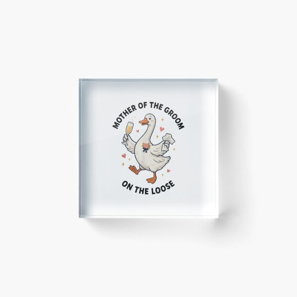 Item preview, Funny Mother of the Groom Duck On the Loose Wedding Celebration Graphic designed and sold by kiralynstration.