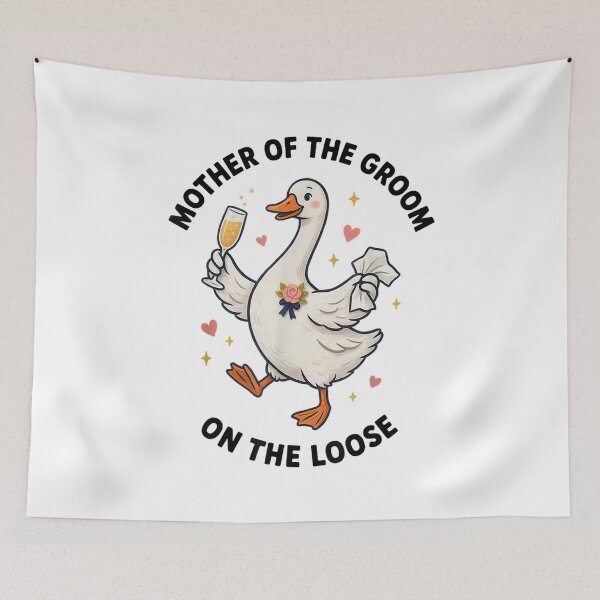 Item preview, Funny Mother of the Groom Duck On the Loose Wedding Celebration Graphic designed and sold by kiralynstration.