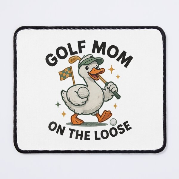 Item preview, Funny Golf Mom Duck On the Loose Golfer Mother's Day Graphi designed and sold by kiralynstration.