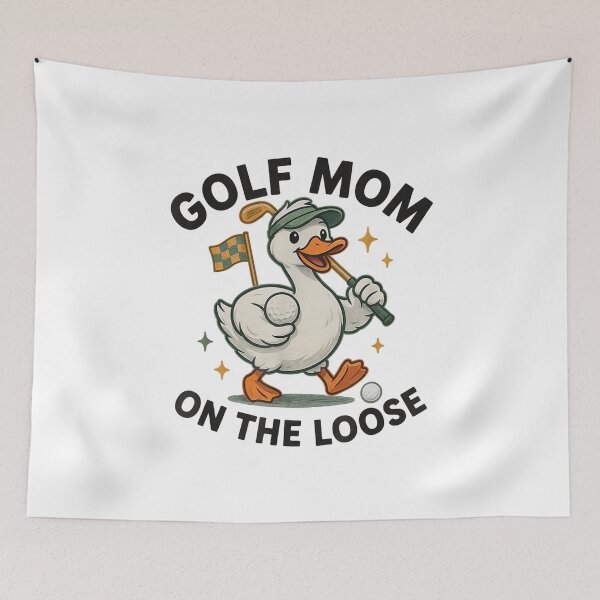 Item preview, Funny Golf Mom Duck On the Loose Golfer Mother's Day Graphi designed and sold by kiralynstration.