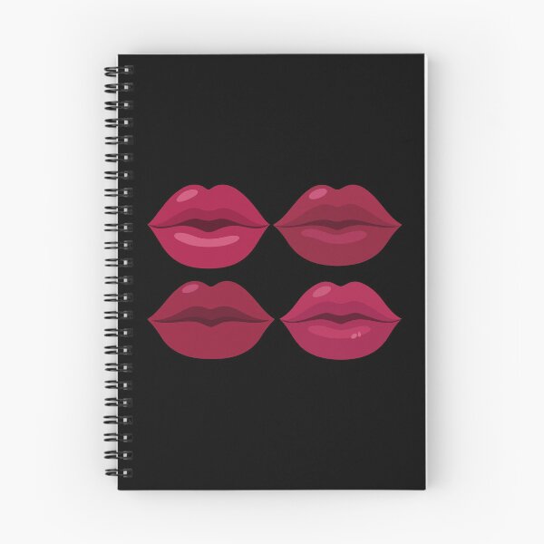 Item preview, Four Minimalist Lips Modern Coquette Style designed and sold by NoraStudioArt.
