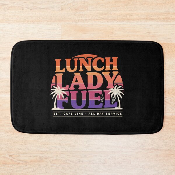 Item preview, Retro Lunch Lady Fuel Vintage Sunset Cafeteria Staff Coffee Mug designed and sold by FestivityFinds.