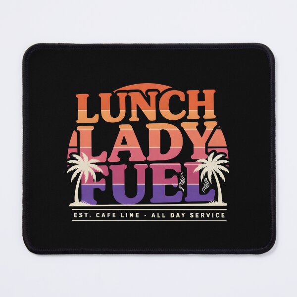 Item preview, Retro Lunch Lady Fuel Vintage Sunset Cafeteria Staff Coffee Mug designed and sold by FestivityFinds.