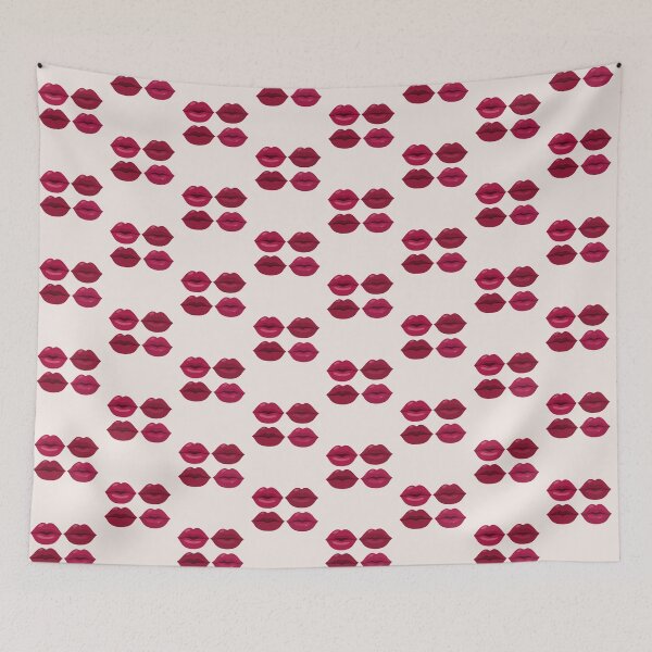 Item preview, Four Minimalist Lips Modern Coquette Style designed and sold by NoraStudioArt.