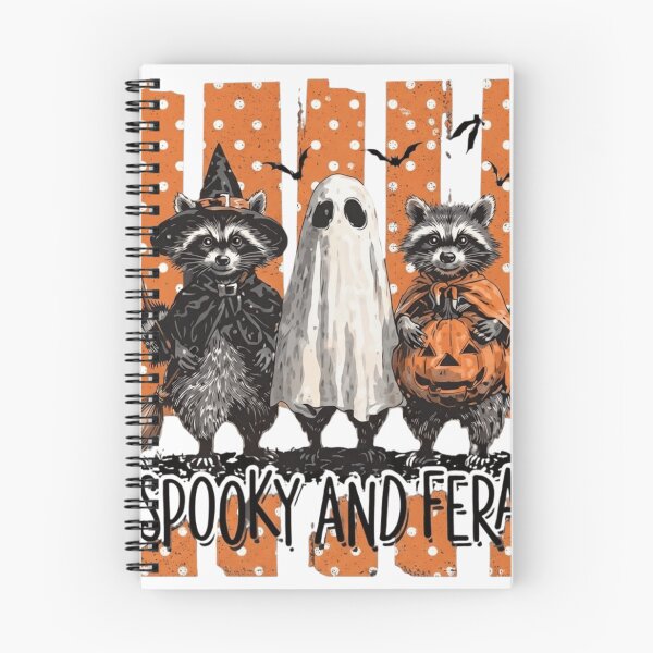 Item preview, Spooky and Feral Cute Ghost Witch Raccoon Trio designed and sold by haitrieuic96.