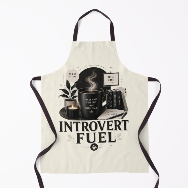 Item preview, Introvert Fuel Coffee Lover Design designed and sold by pradeepvisuals.